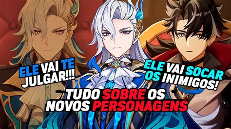 As Habilidades Gameplay De Neuvillette E Wriothesley Genshin Impact 4