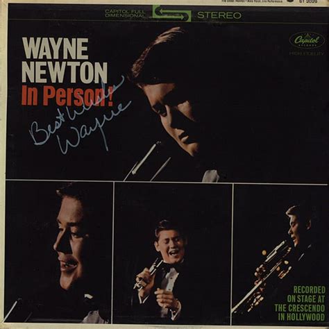 Wayne Newton Signed Wayne Newton In Person Album – Artist signed ...