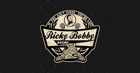 Ricky Bobby racing - Parody - Sticker | TeePublic