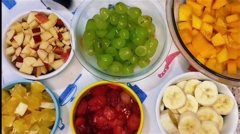 Como Fazer Salada De Frutas Cremosa Sobremesa Para P Scoa Youtube