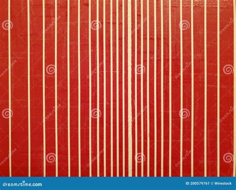 Wall Texture With Red And White Vertical Stripes Stock Image Image Of