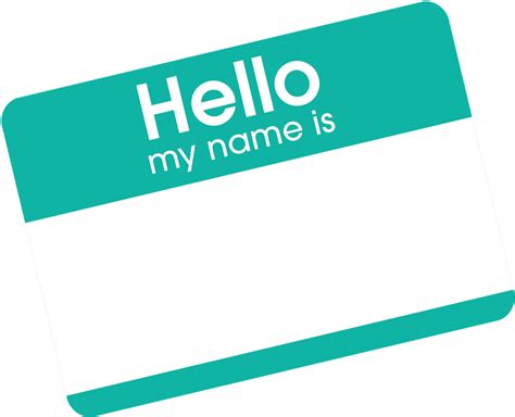 Free Hello My Name Is Png Images With Transparent Backgrounds Fastpng