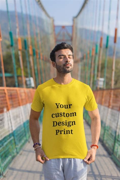 Printed Round Neck Xl Poly Cotton Men T Shirts At Rs 180 Piece In