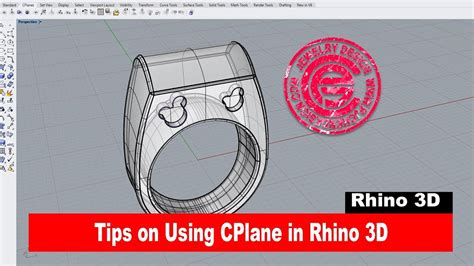 Rhino D Cad Technique Tips On Using Cplane In Rhino D Youtube