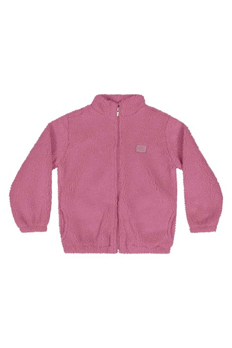 Jaqueta Infantil Feminina Aberta Pink Neon Da Quimby Tipinhos Moda