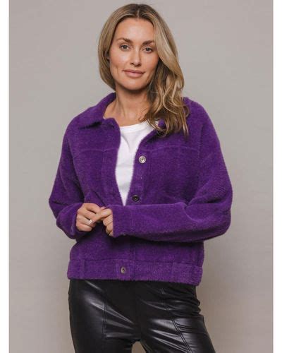 Purple Rino Pelle Clothing For Women Lyst