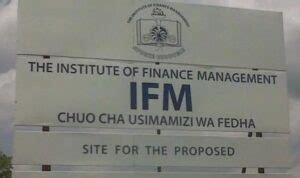 Insitute Of Finance Management Ifm University Courses Offered