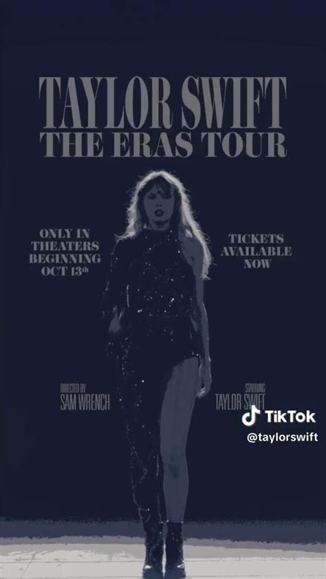 Taylor swift tik tok announcing the eras tour movie 😭♥️ [Video] in 2023 ...