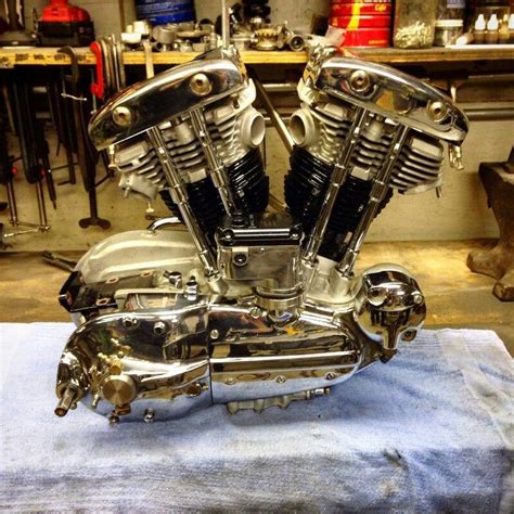 1963 Sportster Motor With A Shovelhead Top End Cool Motorbike Parts