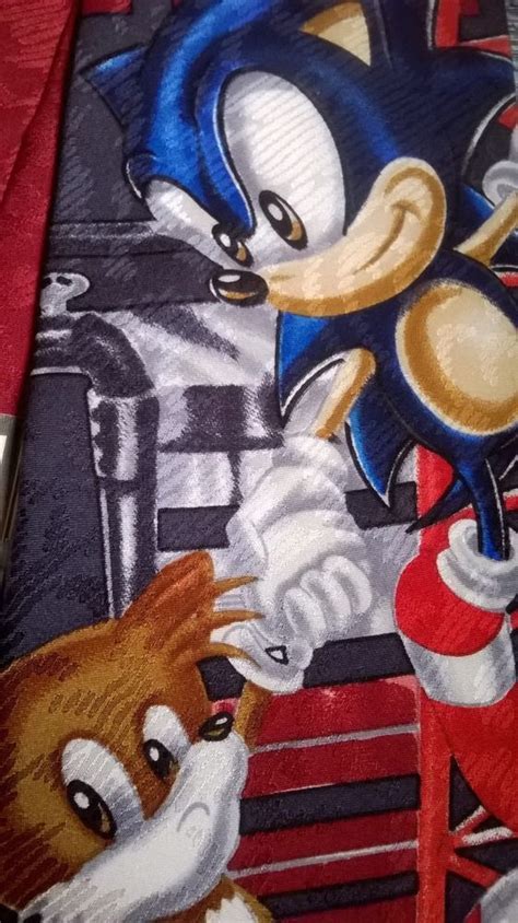 Sonic The Hedgehog Tie Rack Made In Italy Silk Men Tie New Sonic Tales