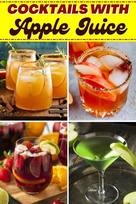 23 Best Cocktails With Apple Juice For Fall Insanely Good