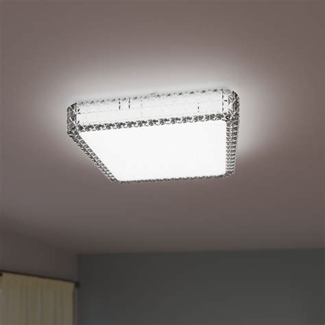 Plafoniera LED Diamond 2500 Lm Dimabil CCT Cu Telecomanda 40 X 40 Cm