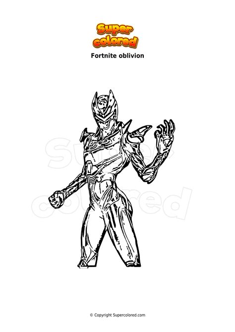 Coloriage Fortnite Oblivion Supercolored