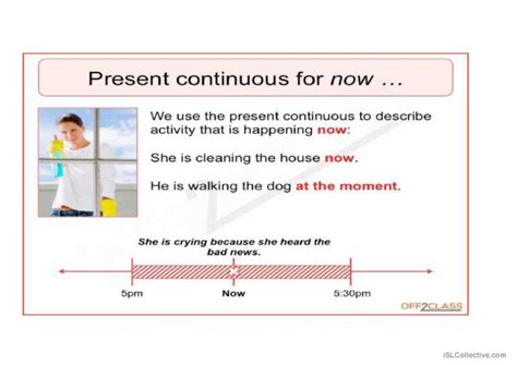 The Present Continuous Mr Bean Vid… English Esl Powerpoints