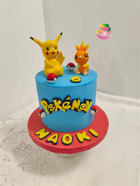 Pokemon Birthday Decorated Cake By Ruth Gatoandcake Cakesdecor