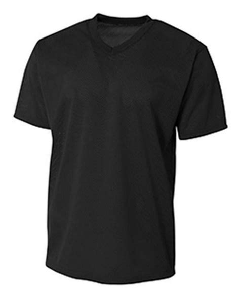 A4 N3364 A4 N3364 Men S Polyester Mesh V Neck T Shirt