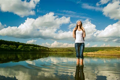 Images Gratuites Mer Eau La Nature Horizon Nuage Ciel Fille