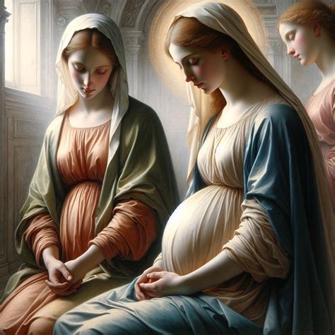 elizabeth  mary  bible art