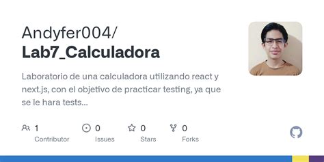 Github Andyfer Lab Calculadora Laboratorio De Una Calculadora