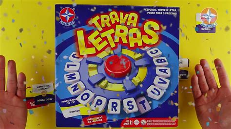 Jogando Trava Letras Brinquedos Estrela Youtube