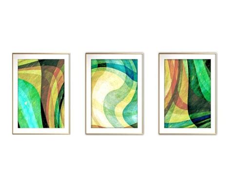 Quadro Mdf 45x96 Dourado Formas Abstratas Mod 128 MadeiraMadeira