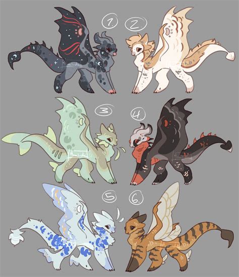 Random Dragon Adopts 16 By Thaiede On Deviantart