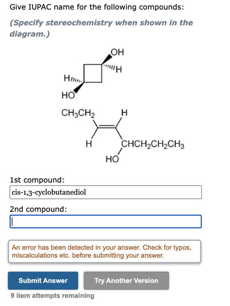 Solved Give Iupac Name For The Following Compounds Specify