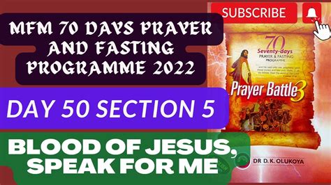 Day Section Mfm Days Prayer Fasting Prayers From Dr Dk