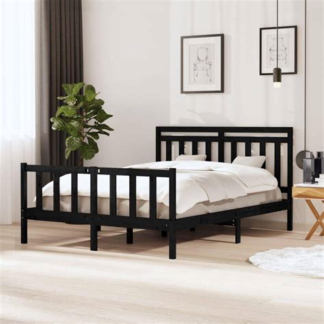 VidaXL Bed Frame Black 2 Butikker Se Bedste Pris Nu