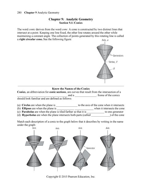 CH 9 Guided Notes 280 Chapter 9 Analytic Geometry Chapter 9 Analytic