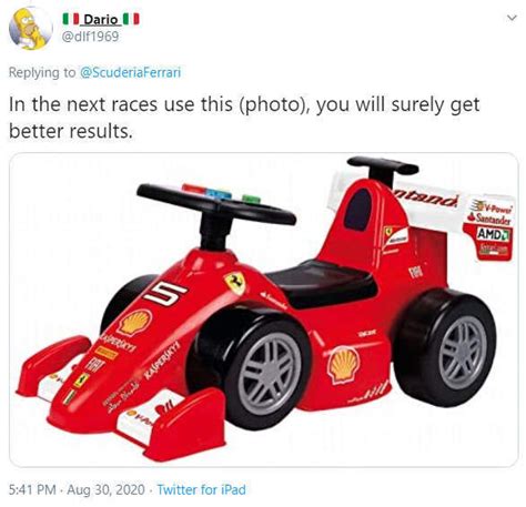 Gp B Lgica F Los Memes De Las Redes Se Ceban Con Ferrari Foto