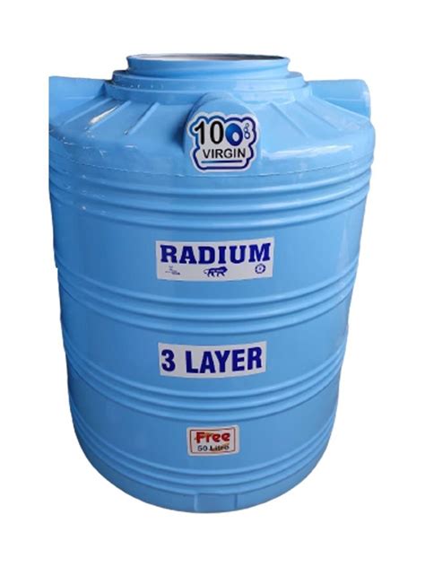 Radium Layer Sky Blue Roto Moulded Water Tank At Rs Unit In