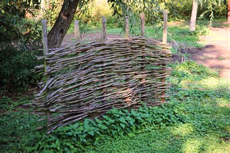 How To Make A Wattle Fence With Branches