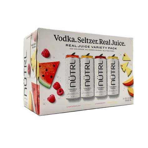 Buy Nutrl Juice Variety Vodka Seltzer Each Fridley Liquor