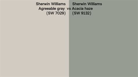 Sherwin Williams Agreeable Gray Vs Acacia Haze Side By Side Comparison 109270 Hot Sex Picture