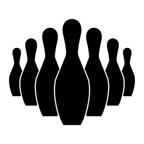 Premium Vector Bowling Icon Logoillustration Template Design