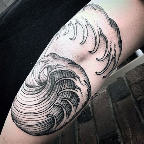 90 Surf Tattoos For Men Oceanic Design Ideas