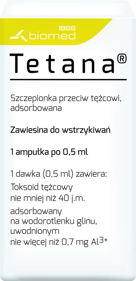 Tetana Instytut Biotechnologii BIOMED Producent Szczepionek Firma