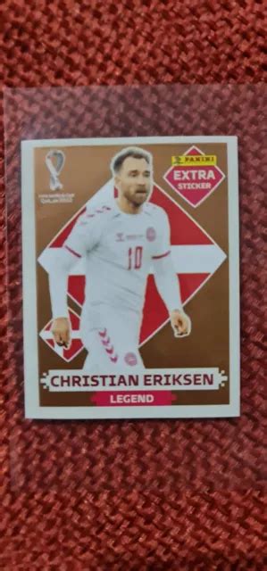 PANINI WORLD CUP Qatar 2022 Christian Eriksen Extra Sticker Bronzo