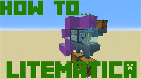 Litematica How To Make A Schematic How To Make A New Schemat