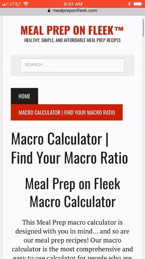 Macro Calculator Find Your Macro Ratio Today Video Video Macro