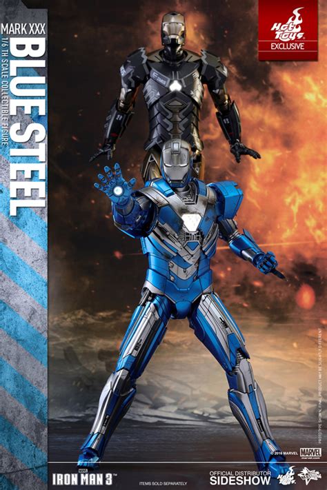 Iron Man 3 Blue Steel Mark Xxx Movie Masterpiece Hot Toys