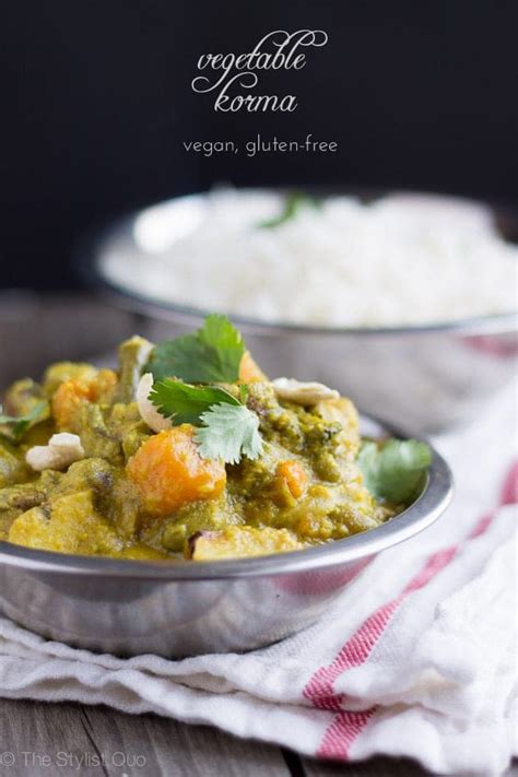 Vegetable Korma Vegan Gluten Free 40 Aprons