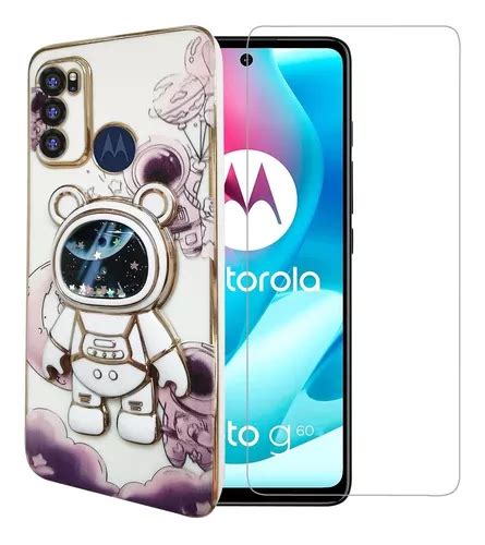 Funda Para Moto G60 Carcasa Astronauta Soporte Mica Meses sin interés