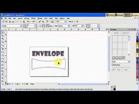 How To Use Envelope Tool In Coreldraw