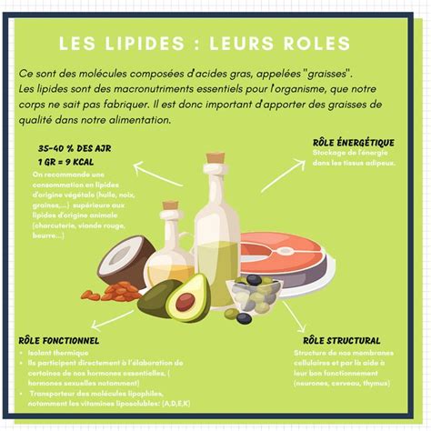 Le rôle des lipides essentiels dans notre alimentation Lipides