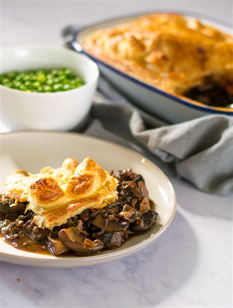 Vegan Mushroom Pie With Ale Lentils The Veg Space Comfort Food