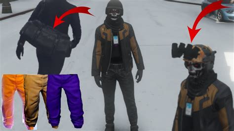 TOUS LES GLITCHES DE TENUES JOGGERS CASQUE DE COULEUR BANDANA