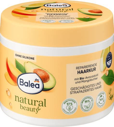 Balea Natural Beauty Reparierende Haarkur 300 Ml Dmat