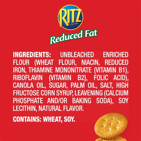 Ritz Crackers Ingredients Australia At Lewis Lund Blog